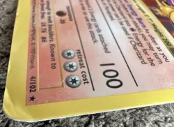 1st Edition Shadowless Charizard Base Set 4/102 Holo 1999 Pokemon - Image 5