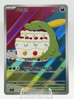 Gulpin 154/142 Illustration Rare Stellar Crown LP - Image 1
