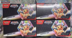 4x Pokemon TCG Scarlet & Violet Prismatic Evolution Surprise Box - New & Sealed - Image 1