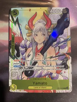 Bandai One Piece CCG Yamato Character ST13-016 Rush 4000 O527 - Image 1