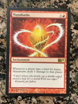 MTG Manabarbs x1 Core Set 2010 M10 NM, Magic the Gathering - Image 1