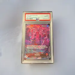 2025 One Piece EN 2nd Anniversary Set OP09-001 Alt Art Leader Shanks PSA 10 - Image 1