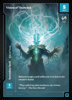 Wonders Of The First: Vision of Thalwind 221/401 RARE Secondary Spell 🔥🔥🔥 - Image 1