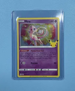 Mew 011/025 Celebrations Holo Rare 25th Anniversary Stamped Pokemon Card NM - Image 3