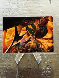Lot of 4 Art Cards, MTG:) The Ooze, Storm of Steel, Technodrome X 2 (Gold Stamp) - Image 3
