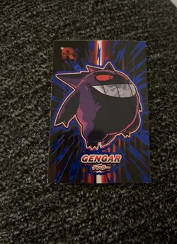 Pokemon Gengar - Rocket Team - Card Database - Blue foil FAST SHIPPING - Image 2
