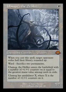 [1x] Ulamog, the Defiler - Retro Frame Near Mint, English Modern Horizons 3 MTG - Image 1