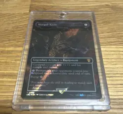 Morgul-Knife Shadowspear Foil Mythic #0383 Legendary Artifact Equipment LOTR MTG - Image 1
