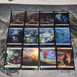MTG Final Fantasy | FULL ART FOIL LANDS ONLY MIX LOT ▪ 17 - Image 1