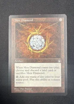 NM Magic the Gathering Mox Diamond Stronghold Near Mint MTG - Image 2