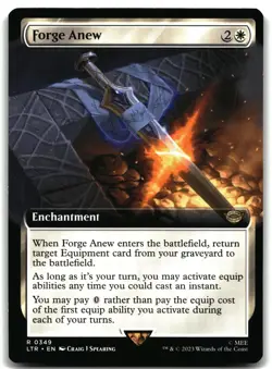 Forge Anew EXTENDED ART 17 Magic_the_gathering Lord of the Rings - Image 1