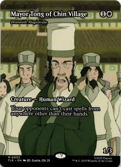 Mayor Tong of Chin Village - Drannith Magistrate (Borderless) MTG Avatar: The... - Image 2