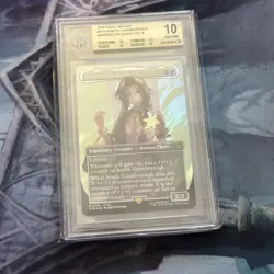 BGS 10 Aerith Gainsborough Borderless Surge Foil 0519 Rare MTG Final Fantasy - Image 1