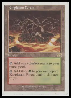 🌲🔥 MTG Karplusan Forest – 6th Edition – Rare (Regular) - Image 1