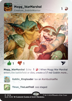 MTG Secret Lair ~ Goblingram ~ Rainbow FOIL ~ Sealed and in Hand! - Image 3