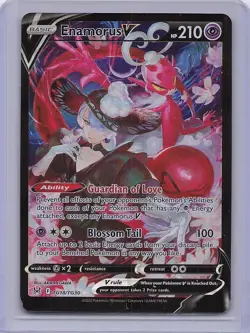 Enamorus V TG18/TG30 Holo Rare V Lost Origin Trainer Gallery Pokemon Near Mint - Image 1