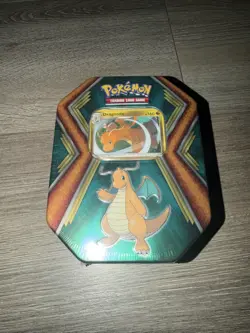 Pokemon TCG Dragonite Dragon Tin Booster Box 2019 English - Image 1