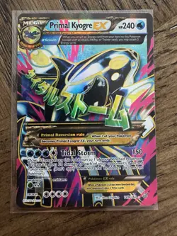 Pokemon Primal Kyogre EX 149/160 XY Primal Clash Ultra Rare Full Art Holo 240 HP - Image 1
