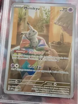 Mimikyu SVP075 Black Star Promo Paldean Fates Full Art Holo Pokemon TCG PSA 10 - Image 3