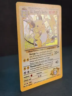 Lt. Surge’s Raichu 11/132 Unlimited Holo Rare - Pokemon TCG - Gym Challenge LP - Image 2