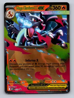 MEGA CHARIZARD X EX 029 HOLO P ME: MEGA EVOLUTION PROMO POKEMON NM - Image 1