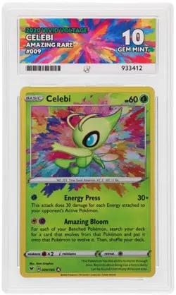 Celebi 009/185 Ace Vivid Voltage Pokemon Ace 10 Gem Mint - Image 1