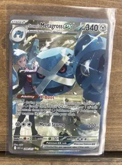Pokemon TCG Ascended Heroes Steven's Metagross Ex 289 Special Illustration Rare - Image 2