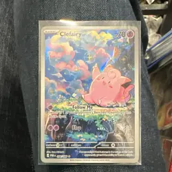 Pokemon Lillie's Clefairy EX 184/159 Holo Special Illustration Rare 190 HP Sv09 - Image 1