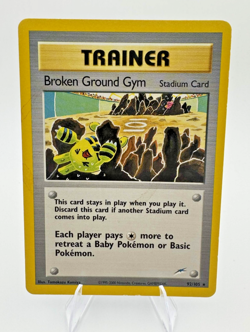 Pokemon Broken Ground Gym Neo Destiny 92/105 Rare Regular 2000 English Trainer - Image 1