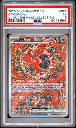 Oricorio EX 2025 Pokemon Black Star Promo PSA 5 #024 - Image 1