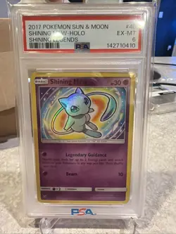 2017 Pokemon Shining Mew 40/73 Shining Legends Holo PSA 6 Shiny Holo Rare - Image 1