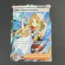Pokemon TCG Lillie's Determination 169/132 Ultra Rare Mega Evolution MINT/NM B - Image 1