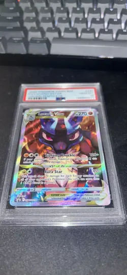 PSA 10 2023 Pokemon Crown Zenith Lucario VSTAR SWSH291 Full Art Promo GEM MT - Image 1