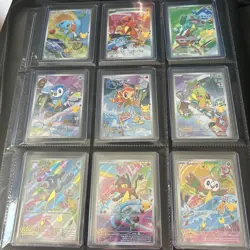Pokemon TCG First Partner Illustration Collection Kanto Series 1 Full Set of 9 - Image 1
