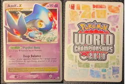 Pokemon TCG - Azelf Lv. X 140/146 World Championships 2010 - Rare - LP/MP - Image 1