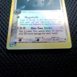Lairon REVERSE HOLO 2003 Pokemon Ruby and Sapphire 37/109 - Image 2