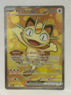 Meowth ex Perfect Order Ultra Rare Pokemon TCG 107/088 Mega Evolution ME03 - Image 2