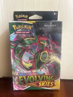 Nintendo Pokemon TCG Sword & Shield Evolving Skies Hanger Box (3 Booster... 820650851551 - Image 1