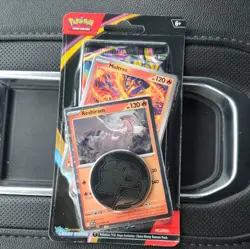 Pokemon Chaos Rising Mega Evolution Blister Pack w/Moltres and Reshiram - Image 1