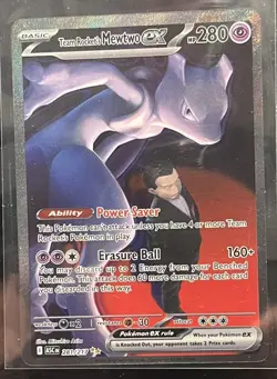 🔥🔥🔥Pokemon TCG Team Rockets Mewtwo EX 281/217🔥🔥🔥 - Image 2