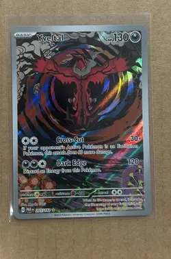 Yveltal 205/182 Scarlet & Violet Paradox Rift Pokemon TCG Card NM Condition - Image 1