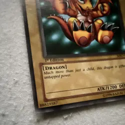 Konami Yu-Gi-Oh! TCG Baby Dragon MRD-061 Metal Raiders 1st Super Rare Holo - Image 4