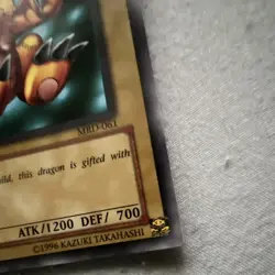 Konami Yu-Gi-Oh! TCG Baby Dragon MRD-061 Metal Raiders 1st Super Rare Holo - Image 5