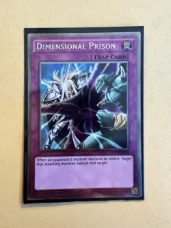 Yu-Gi-Oh! TCG Dimensional Prison NKRT-EN034 Platinum Rare Limited Edition - Image 1