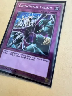 Yu-Gi-Oh! TCG Dimensional Prison NKRT-EN034 Platinum Rare Limited Edition - Image 2