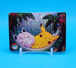Pokemon Card - Pikachu & Jigglypuff #349 - Vending Machine - Holo - Image 1