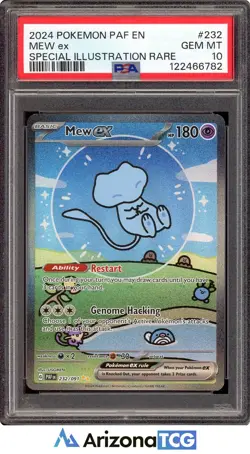 Pokemon 2024 Shiny Mew EX 232/091 SIR Paldean Fates GEM MINT PSA 10 - Image 1