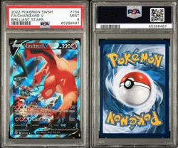 Pokemon Charizard V Brilliant Stars SWSH Full Alt Art 154/172 PSA 9 Mint - Image 3