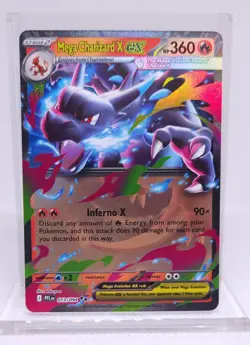 Pokemon Mega Charizard X ex 013/094 Double Rare Phantasmal Flames - Image 1