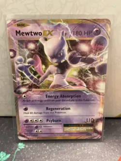 Mewtwo EX 52/108 Holo EX Rare Evolutions Pokemon LP - Image 1